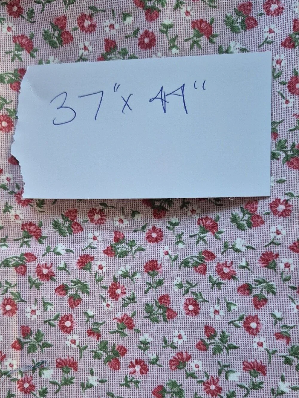 Pink Patterned Fabric Remants Set - Floral, Gingham & Dotted Styles